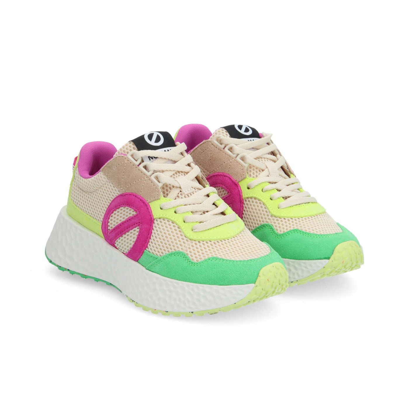 CARTER JOGGER W - SUEDE/MESH/SUED - VERDE/BIANCO SPORCO